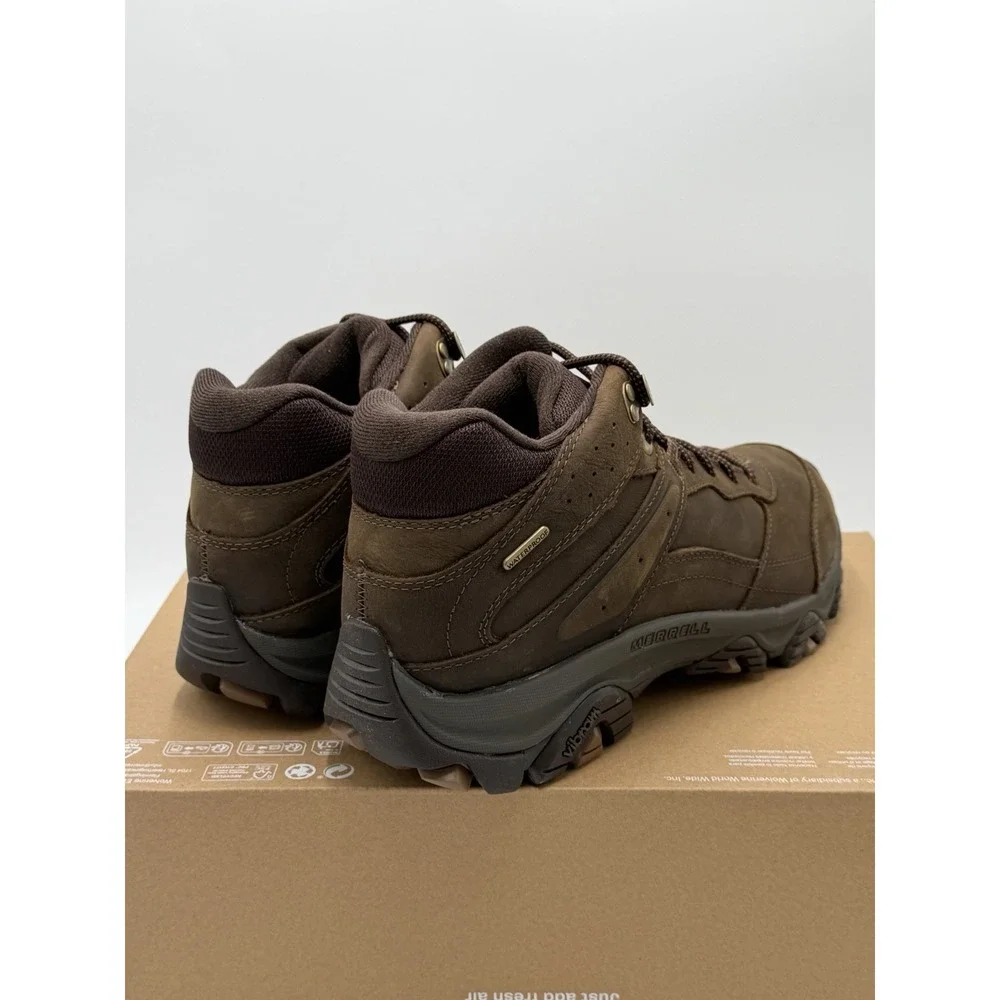 Merrell Men's Moab Adventure 3 Mid WP Waterproof Hiking Boot Earth Size 12